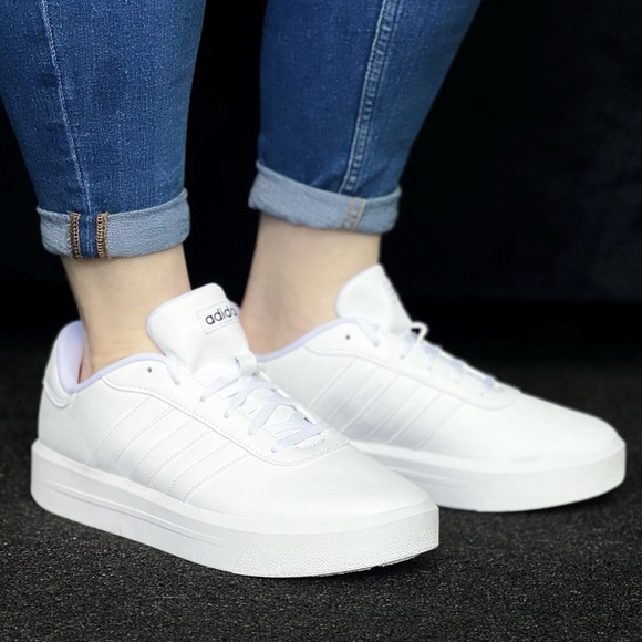 Adidas Classic White Sneakers - Picture 1 of 6